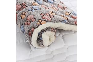 Cosy Calming Cat Blanket | Cat Blankets for Indoor Cats | Washable Ultra Soft Cat Dog Calming Blanket for Bed Mat | Premium F