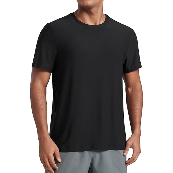 Amazon.com: CRZ YOGA Cloud Jersey Midweight Shirts for Men - Short