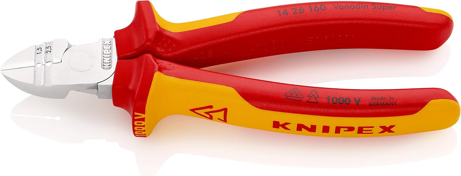 Pince à Dénuder Knipex StriX 180 Mm - Certifiée VDE - Pour Câbles Cuivre Et Aluminium