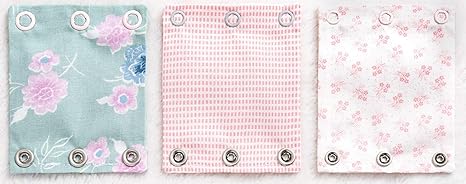 Milchmädchen Bodyverlängerung Bodyerweiterung MIX 3er-Set (Blume rosa)