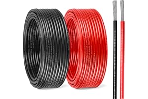 KIMBLUTH 16 Gauge Marine Wire Tinned Copper Boat Cable, Standard USA OFC Oxygen Free Copper Wire for Automotive Boat Speakers Solar Outdoors (16 Gauge 30FT Red+30FT Black)