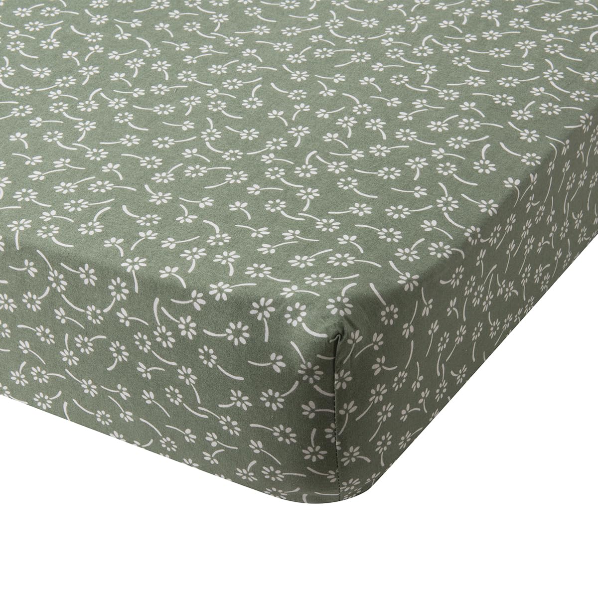 Printed Fitted Sheet in Lyocell, Emma, 160 x 200 cm, Origin