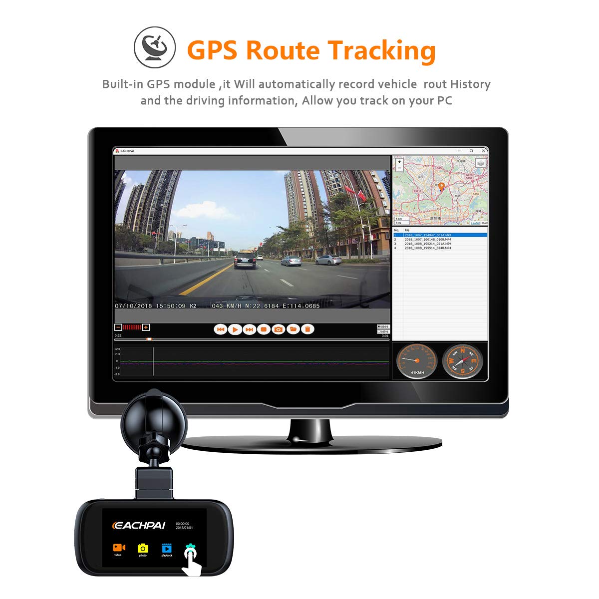 Car Dash Camera,EACHPAI K2 3\