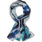 DKNY Women's Accessories Scarf, Cornflower Blue
