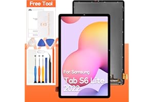 THIRDPOLE Screen Replacement for Samsung Galaxy Tab S6 Lite 2022 LCD Display SM-P613 SM-P619 Touch Screen Digitizer Full Assembly,with Tools(Black)