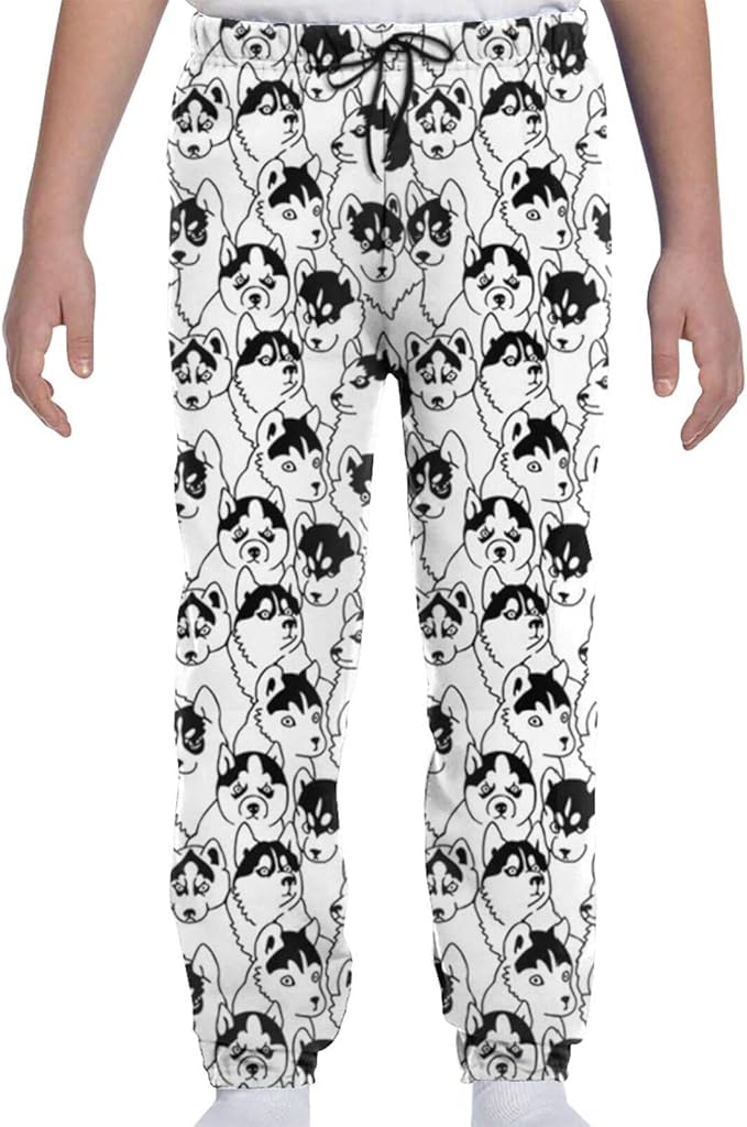 Siberian Husky Pants for Teens Jogger Pants Casual