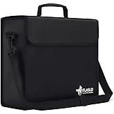 FLASLD Fireproof Document Bags, 15x12x5” Large Fireproof & Water Resistant Bag, Holder Home Office Portable Filing Storage for Valuables, Fireproof Folder FireSafe Box for Cash, Passport