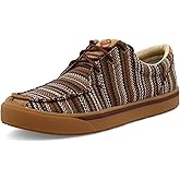 Twisted X Men's Hooey Loper Low Top Sneaker, Brown & Multi, 10.5 M