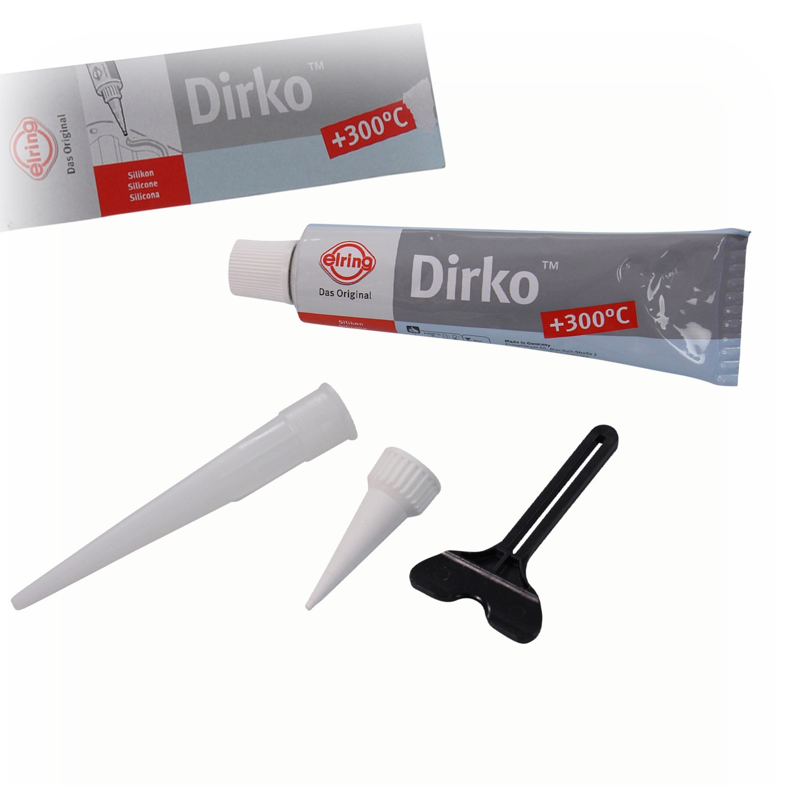 Elring – 1 70 ml tube dirko ht silicone grey putty 036.163 ölwanne joint engine gear