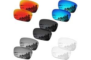 SmartVLT Set of 5 Men's Replacement Lenses for Oakley Holbrook OO9102 Sunglass Combo Pack S01