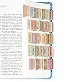Bible Tabs for Women & Men, Laminated Bible Tabs