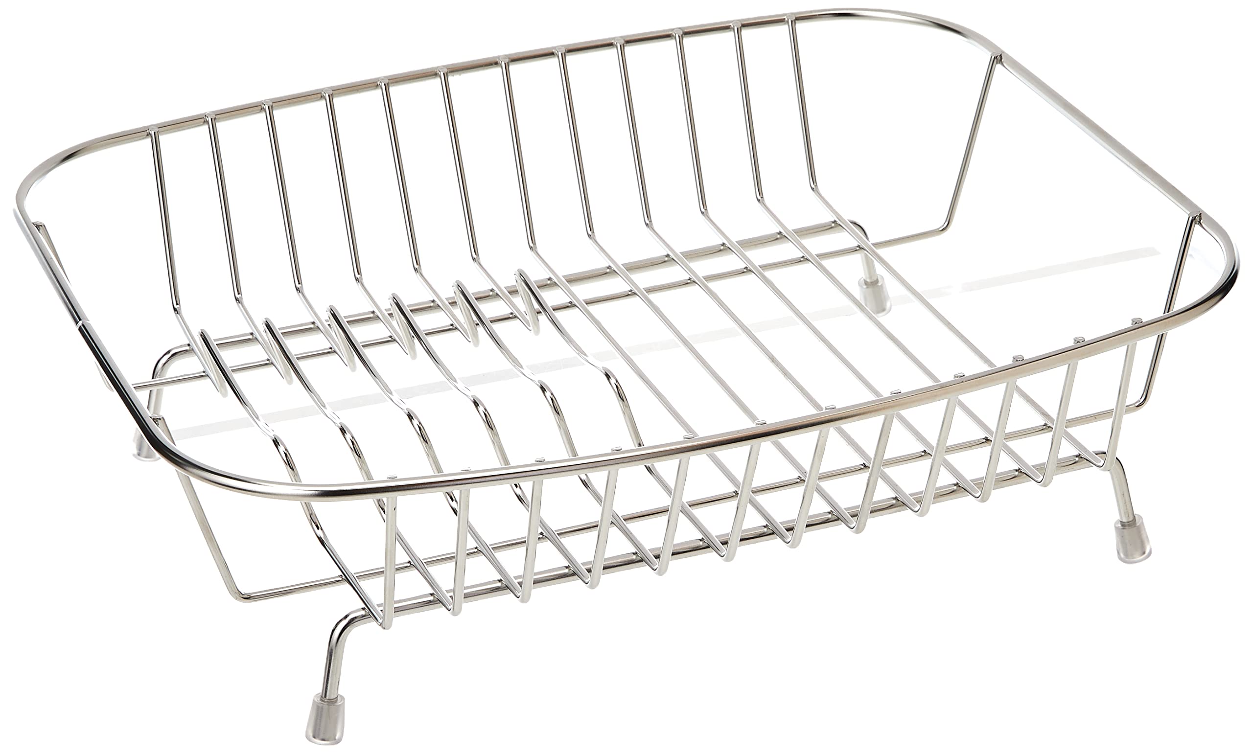 Delfinware Stainless SteelCompact Drainer, Stainless Steel, Silver