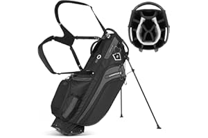 LITELEPH Golf Bags for Men with Stand 9 Pockets Carry Lightweight Golf Stand Bag with Cooler 14 Full Length Dividers with Assist Handle