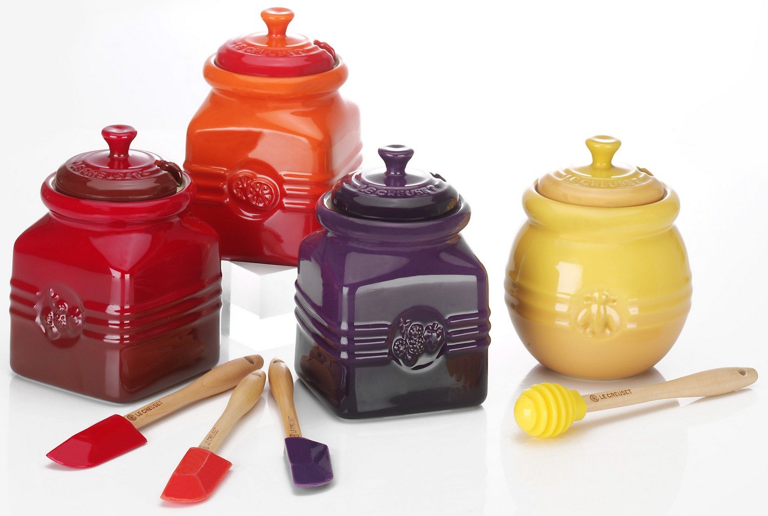 le creuset jam pot