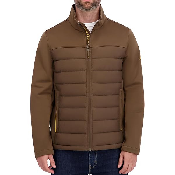 Amazon.com: Nautica Men's Sherpa Lined Softshell Jacket – Full Zip