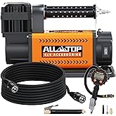 ALL-TOP Air Compressor with Digital Pressure Gauge Tire Inflator Kit, 12V Portable Inflator 7.06ft³/Min, Offroad Air Pump for Truck Tires, Heavy Duty Max 150 PSI for 4x4 Vehicle & RV