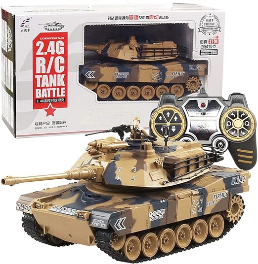 rc car with tank tracks