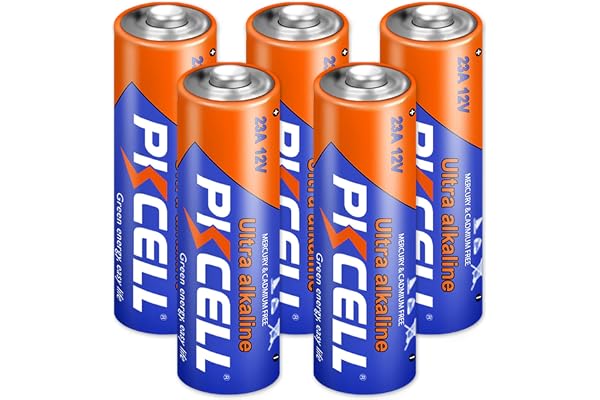 PKCELL 23A Battery 12 Volt for Garage Door Openers Ceiling Fan