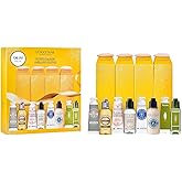 L’Occitane Festive Crackers Holiday Beauty Gift Set, Travel-Sized Skincare, Hand Creams, Shower Oil & Gel, Cleanse, Nourish & Hydrate Skin & Body
