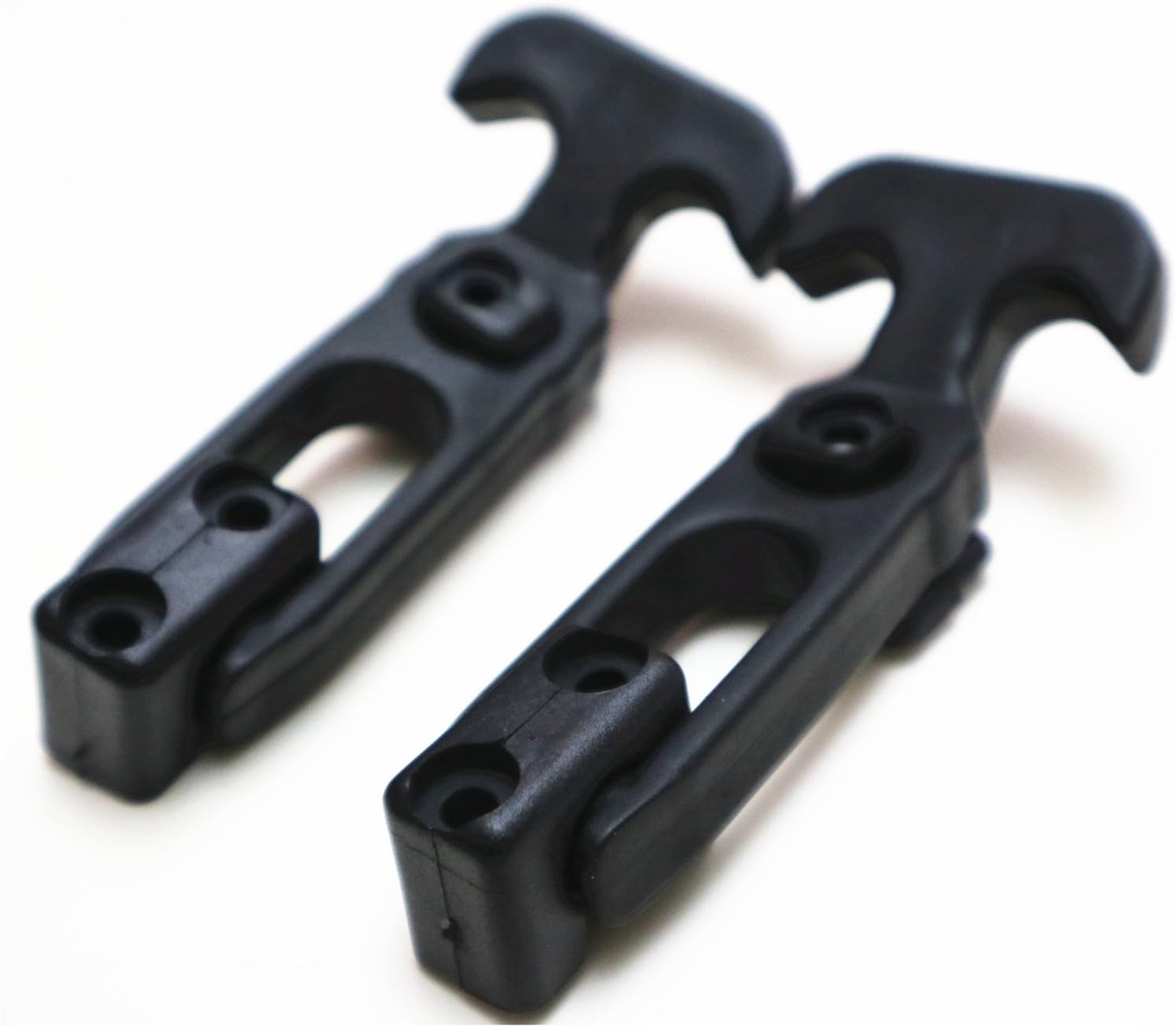 PESdiy 2 Packs T-Handle Hasp Rubber Flexible Draw Latch Non-Conductive Flexible Draw Latches for Cooler Golf Cart or Tool Box Concealed Boats Golf Cooler Door Rubber Tension Hood L T Handle Latch