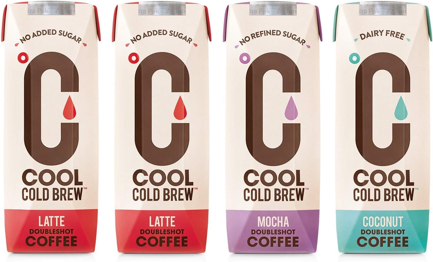 Cool Cold Brew Multi-Pack (2X Latte, 1x Mocha & 1x Coconut)