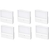 Amazon Basics INL-XL02b010E1 Dimmable LED Plug-in Night Light with Dusk to Dawn Sensor Rectangle Shape, Shiny Texture, Adjust