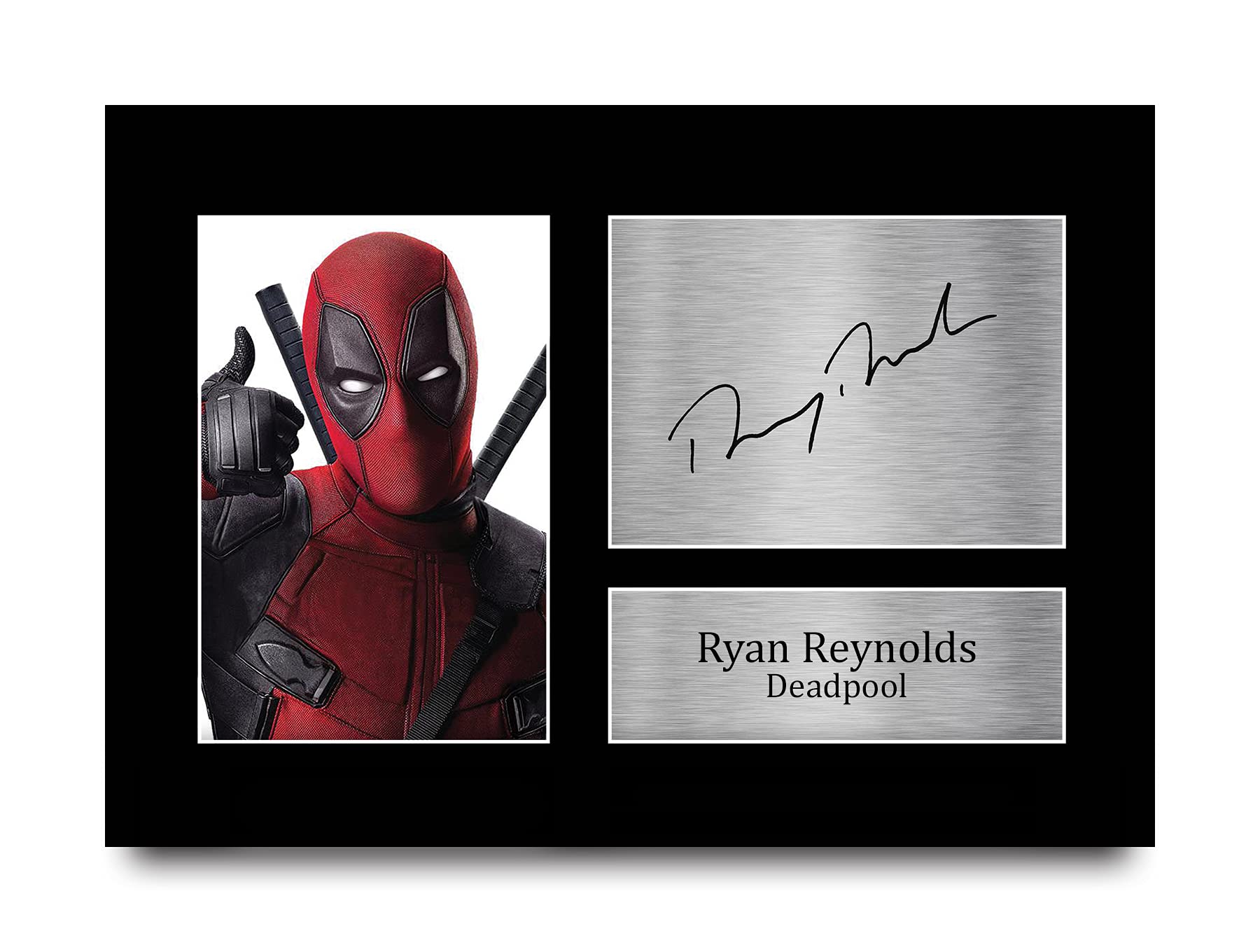 HWC Trading Ryan Reynolds Gift A4 Printed Autograph Deadpool Gifts Print Photo Picture Display — image 1