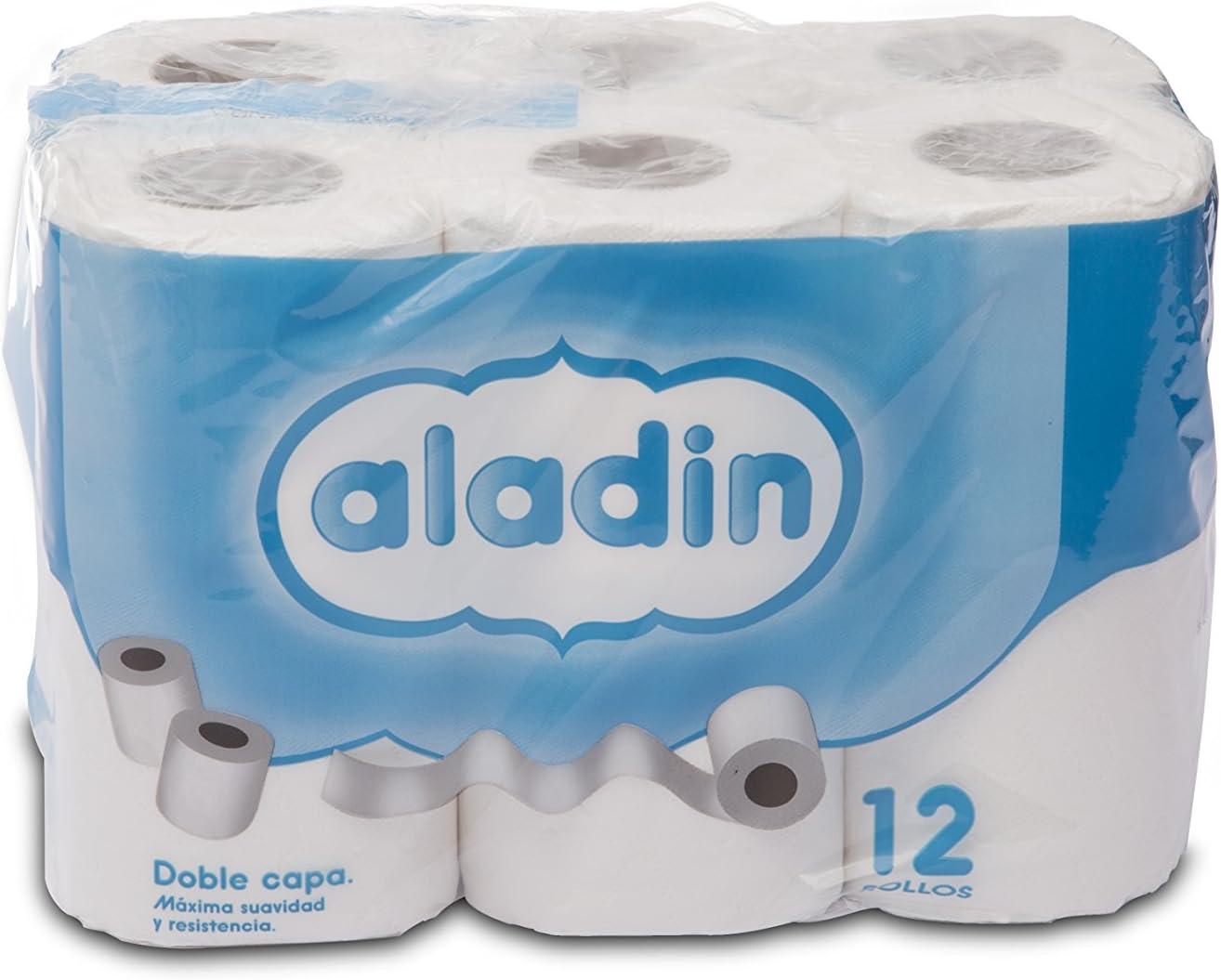 Saten hd1214205 aladín, Cellulose Virgin, 2 Layers, Laminate, 14 M, 122 Services (12 Rolls Packs Per Pack)
