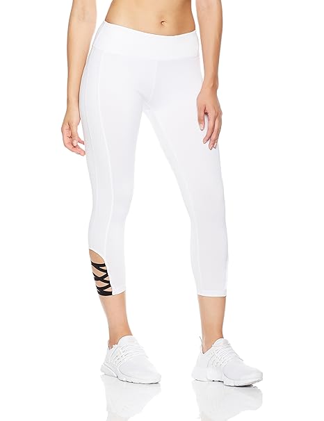 Mint Lilac Womens Workout Printed Yoga Leggings Athletic Mesh Pants with Straps