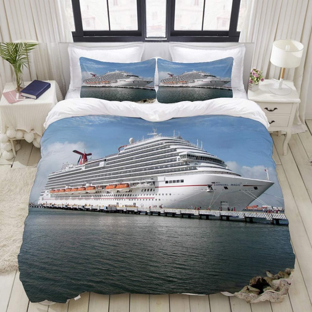 SDBUYWZQ 3D Print Bedding Sets with 2 Pillow Shams,Carnival Magic