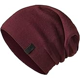 Warm Slouchy Beanie Hat - Deliciously Soft Daily Beanie in Fine Knit