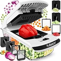 Fullstar Vegetable Chopper & Cutter - Slicer Dicer Spiralizer with