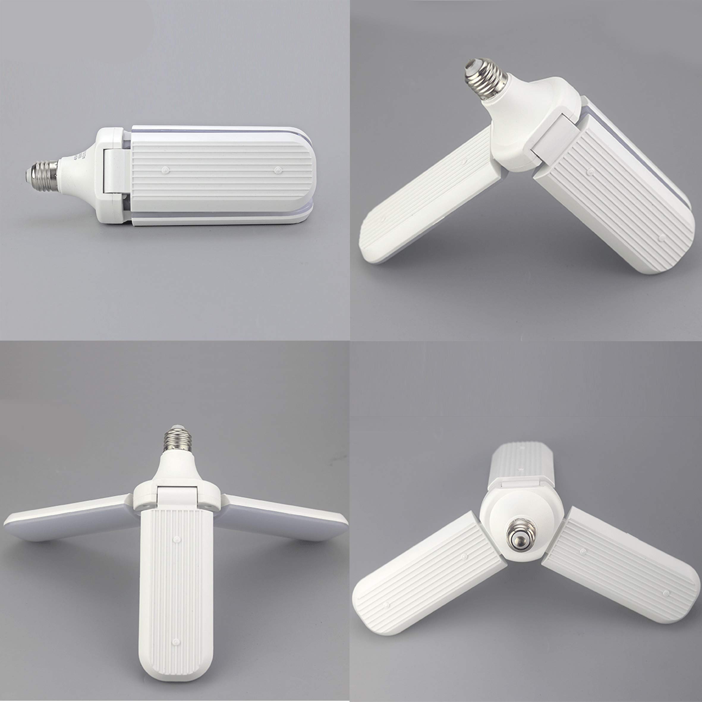 Led Garage Lights, Super Bright 45W Daylight Light Bulbs 4000LM Deformable Garage Ceiling LED Shop Lights for Garage, Working Light for Workbench, Warehouse, Workplace, Basement (Daylight)