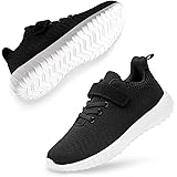 SOBASO Boys Girls Sneakers Kids Breathable Mesh Lightweight Tennis Athletic Running Shoes