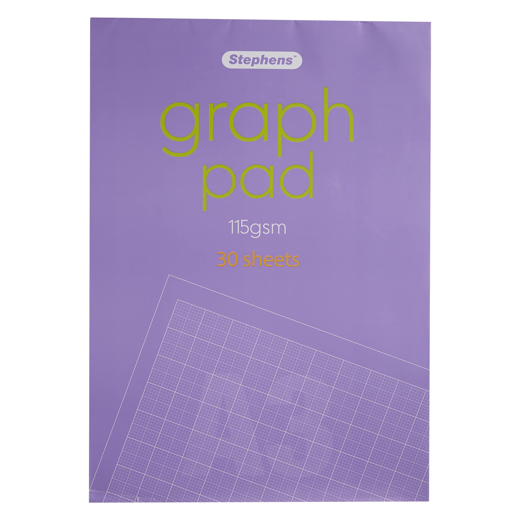 Stephens Special White Graph Paper A3 115gsm 30 Sheets, Ideal Stationery Supplies for School, Office and Home use, Writing, Drawing, Tracing, Grid Design Allows you to Create Graphs and Projects