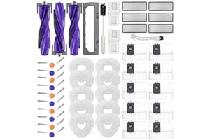 39 Pcs Accessories kit for Narwal Freo Z10 Ultra/Freo Z10 Robot Vacuum Cleaner, 3 Main Roller Brush, 1 Main Brush Cover，10 Du