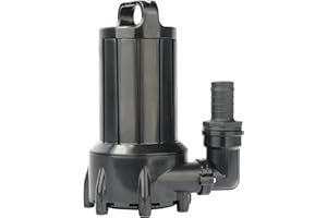 OYO WATER 2000GPH Submersible Outdoor Inline Pond Pump High Head Water Pump for Garden Waterfall Fountain Water Circulation for Koi Fish Pond