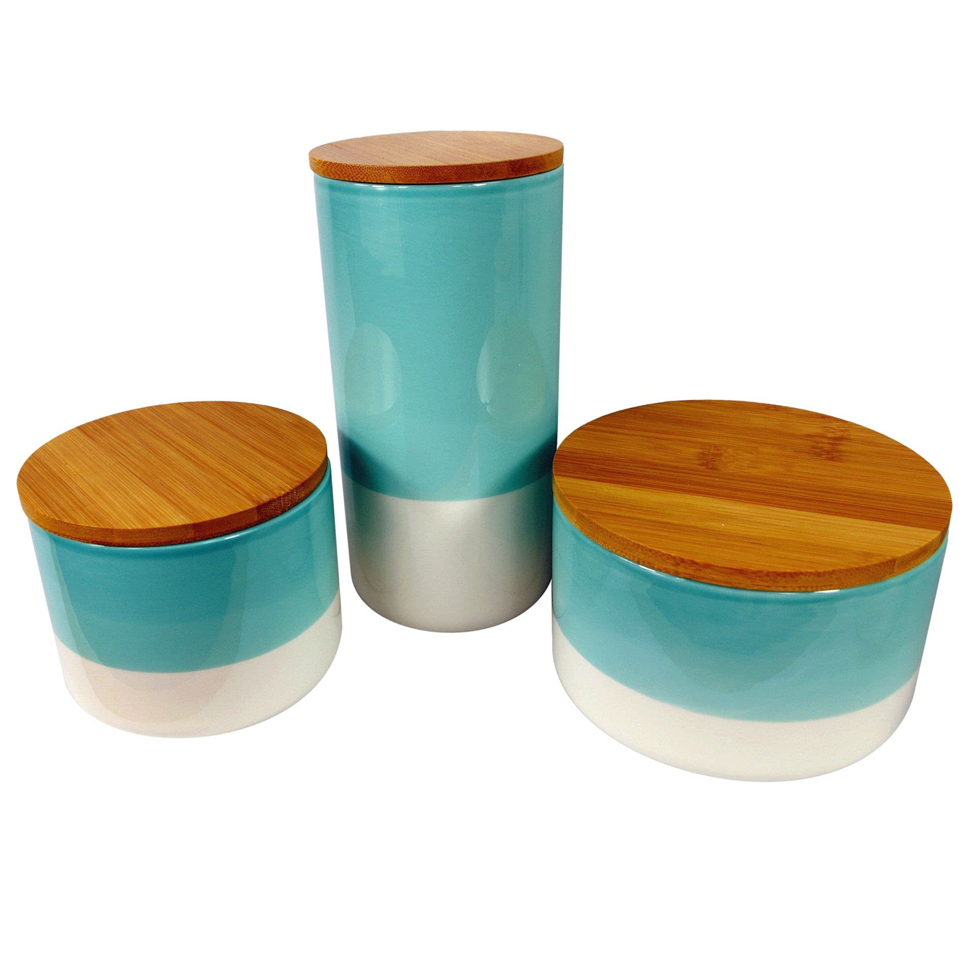 Leaf UK Storage Jars Kitchen Canisters Ceramic with Lids