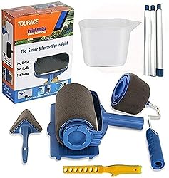 TOURACE® 9Pcs/Set Paint Roller Kit with Sticks