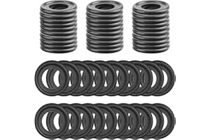 FANHAY 50pcs M12 Oil Drain Plug Gaskets Rubber Crush Black Washer Seals Engine Pan for Chevy/Ford/Buick/Cadillac/GMC/Hummer/Oldsmobile/Pontiac/Saturn - OEM Fits GM 1975-2021 0971191 3536966 12616850