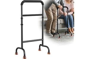 Support Way Stand Assist for Chair & Couch - Height Adjustable Mobility Aid for Seniors, Lightweight Aluminum Frame with 450l