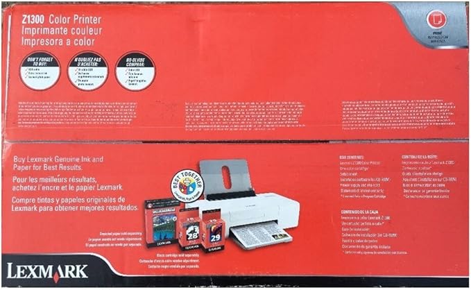 lexmark z1300 ink