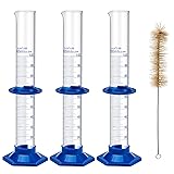 ScitoLAB 3 Pack 100 ml Graduated Cylinder, Clear