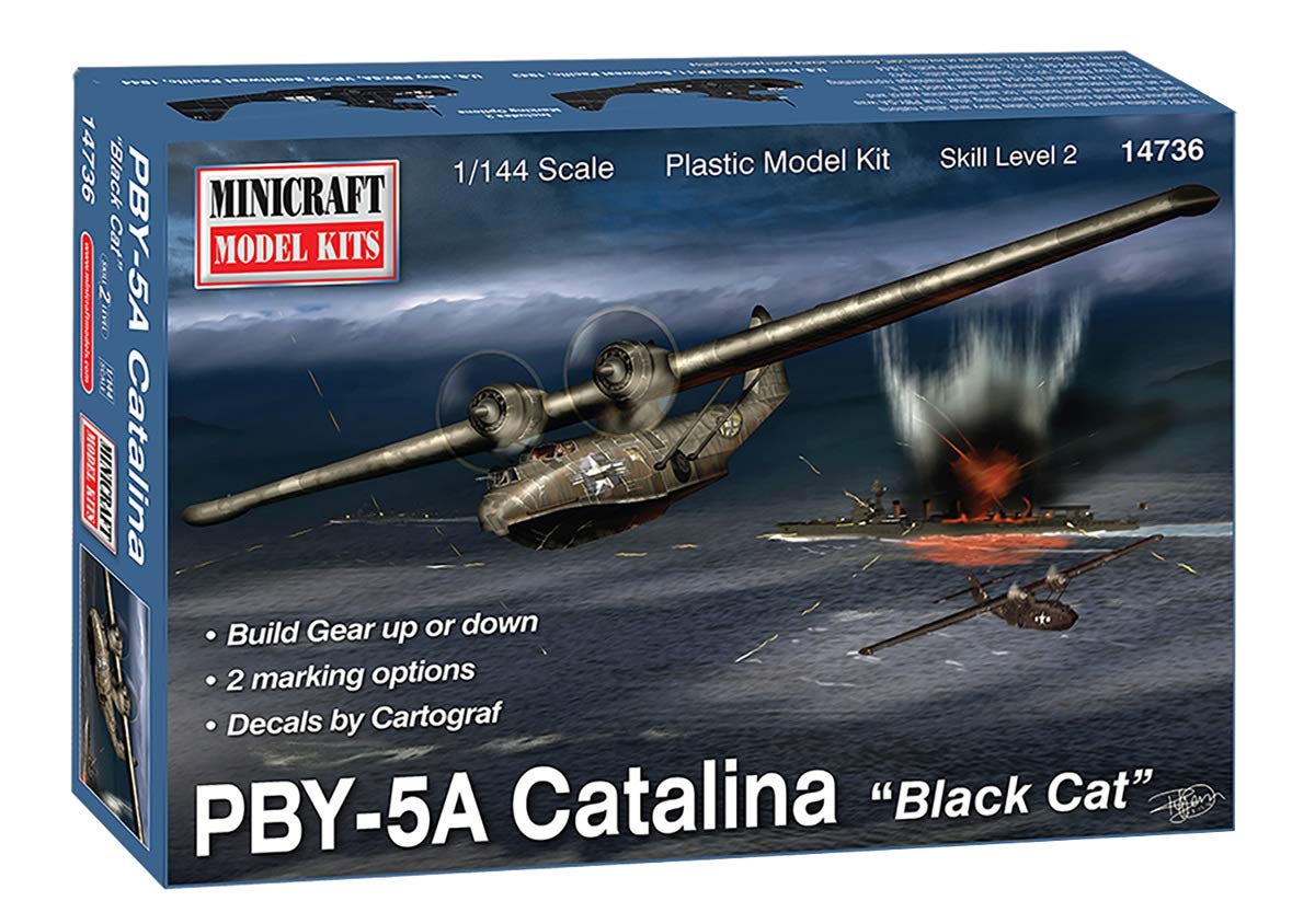 Minicraft 14736 1/144 PBY 5/5A Catalina, Multicoloured