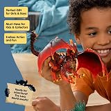 Schleich Eldrador Creatures Lava Dragon Toy 8" Movable Wings Red Monster view 3