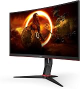 AOC CQ27G2S/BK 27" QHD Curved Gaming Monitor 165Hz 1ms FreeSync VA HDR10