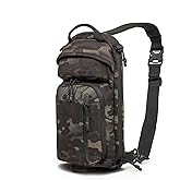 VIKTOS Upscale3 Tactical Slingbag | Durable Water-Resistant Bag with Ambidextrous Shoulder Strap for Concealed Carry & EDC, Multicam Black