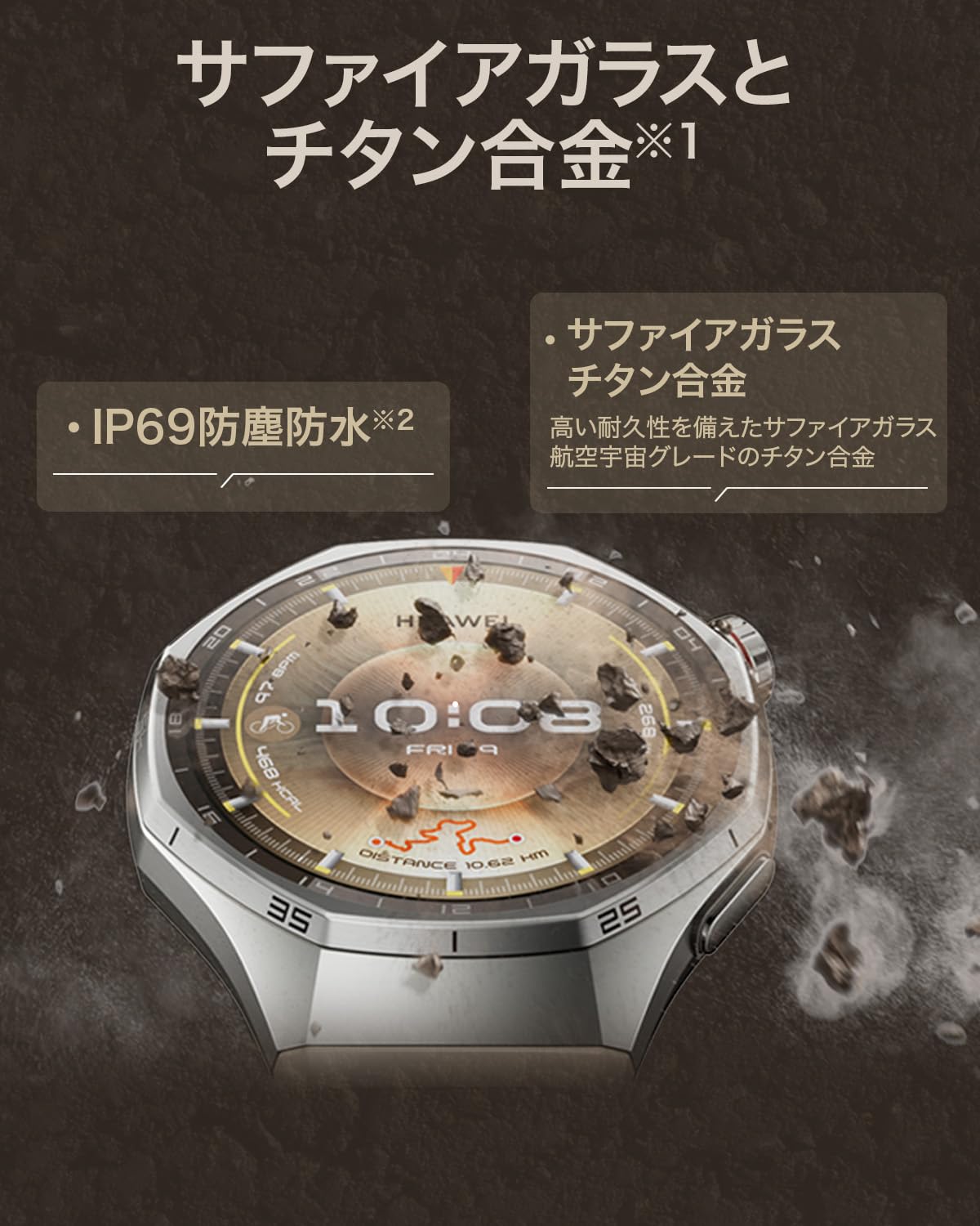 HUAWEI WATCH GT6 Pro 46mm Smart Watch Black + HUAWEI Scale 3 Bluetooth Edition Frosty White for iOS & Android