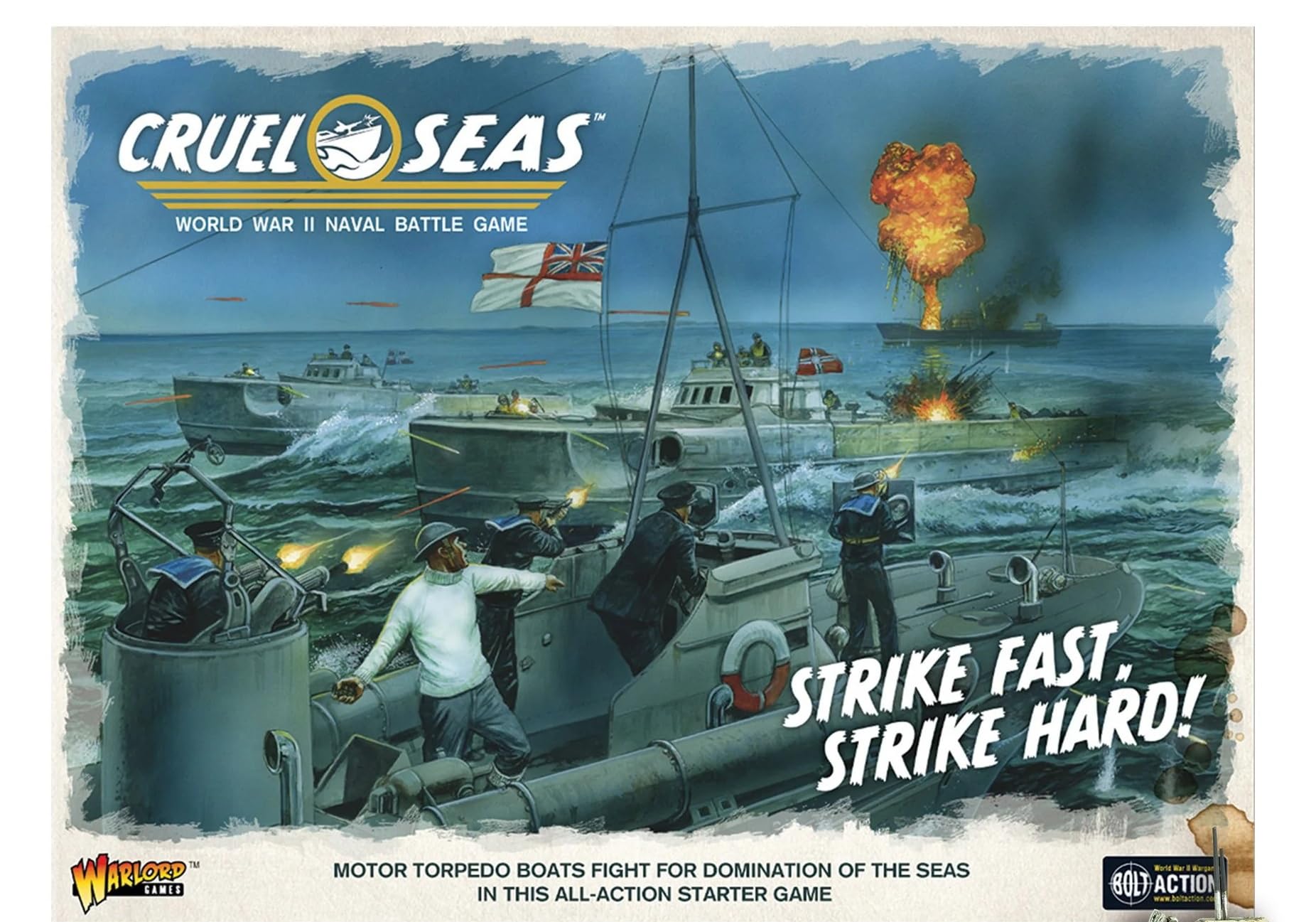 Cruel Seas: Miniature Game Starter Set Strike Fast by Warlord Games