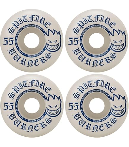 Amazon.com : Spitfire Classics Skateboard Wheels- 52mm with Bones